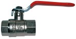 Ball valves, steel lever handle
