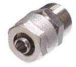 Male straight coupling 20 x ¾