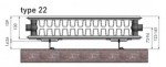 Panel radiator 22-200-400